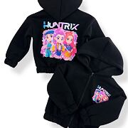 Huntrix silně zateplená mikina černá