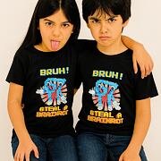 Steal a brainrot triko černé