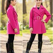 Flaušový kabátek CHIC růžový