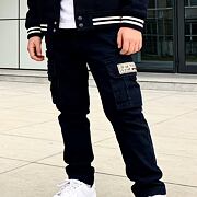 Cargo kalhoty CITY modré