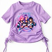 Huntrix lila blůzka na stahování