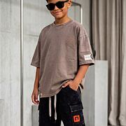 Street style acid wash triko sand