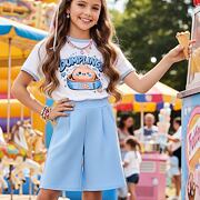 Dumplings street set blue