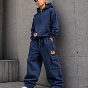 Blue denim soft cotton souprava