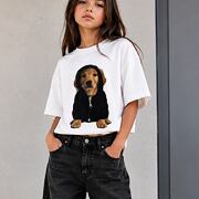 Street puppy oversize triko s 3D kapucí na zip white