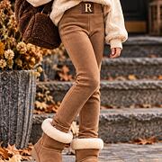 Teplé legíny Royal caramel