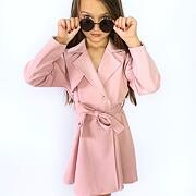 Jarní kabátek/šaty pink