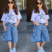 STARS denim summer set blue