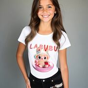 Labubu triko SWIM bílé