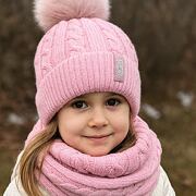 SUPER TERMO kulich + maxi nákrčník PINK