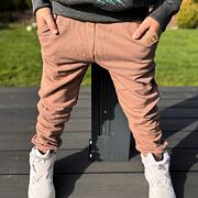 Zateplené BASIC tepláky beige