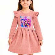 Huntrix teplé šaty růžové