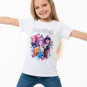 Huntrix triko bílé