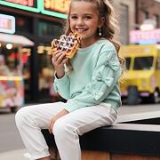 Mašličková mikina mint