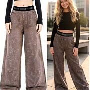 Acid wash cappuccino lounge tepláky