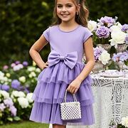 BOW slavnostní šaty lila
