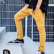AFK biker mustard kalhoty