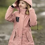 Jarní kabátek růžový