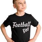 Football boy triko černé