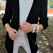 Černý kardigan