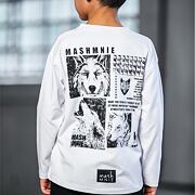 Mash Mnie longsleeve triko WOLF bílé