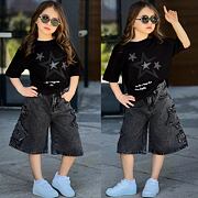 STARS denim summer set black