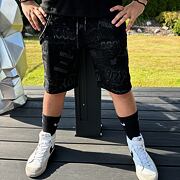 Kraťasy BOY s karabinou black/grey