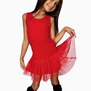 GLOW červené šaty