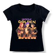 Demon Hunters triko GOLDEN černé