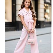 City chic overal růžový