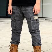 Cargo kalhoty CITY šedé