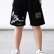 Bavlněné kraťasy fotbal černé