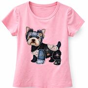 Yorkshire patchwork triko růžové