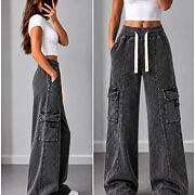 Acid wash cargo široké kapsáče