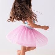 Sweet pink tylová tutu sukně Lily Grey