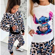 Lilo & Stitch 3-dílný blue leopard set