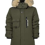 Zimní parka Happy Forever khaki