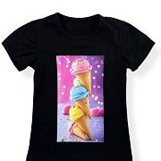 Ice cream triko černé