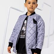 Mash Mnie prošívaná bomber bunda grey