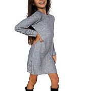Podzimní šaty silvergrey