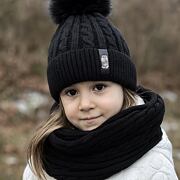 SUPER TERMO kulich + maxi nákrčník BLACK