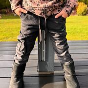 Thermo soft denim tepláky