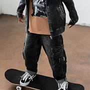 Mash Mnie soft dark denim cargo kapsáče WOLF