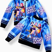 Demon Hunters zateplená bomber mikina blue