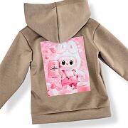 Labubu mikina béžová