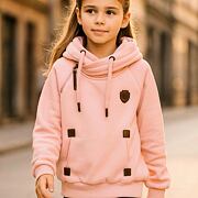 Zateplená mikina PUDDER pink