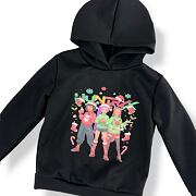 Huntrix zateplená mikina XMAS černá