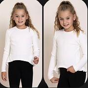 Blůzka s řasením bílá