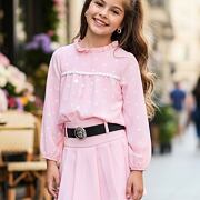 PREMIUM halenka s puntíkama pink