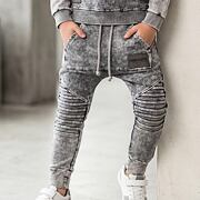 Despacito biker tepláky vintage grey